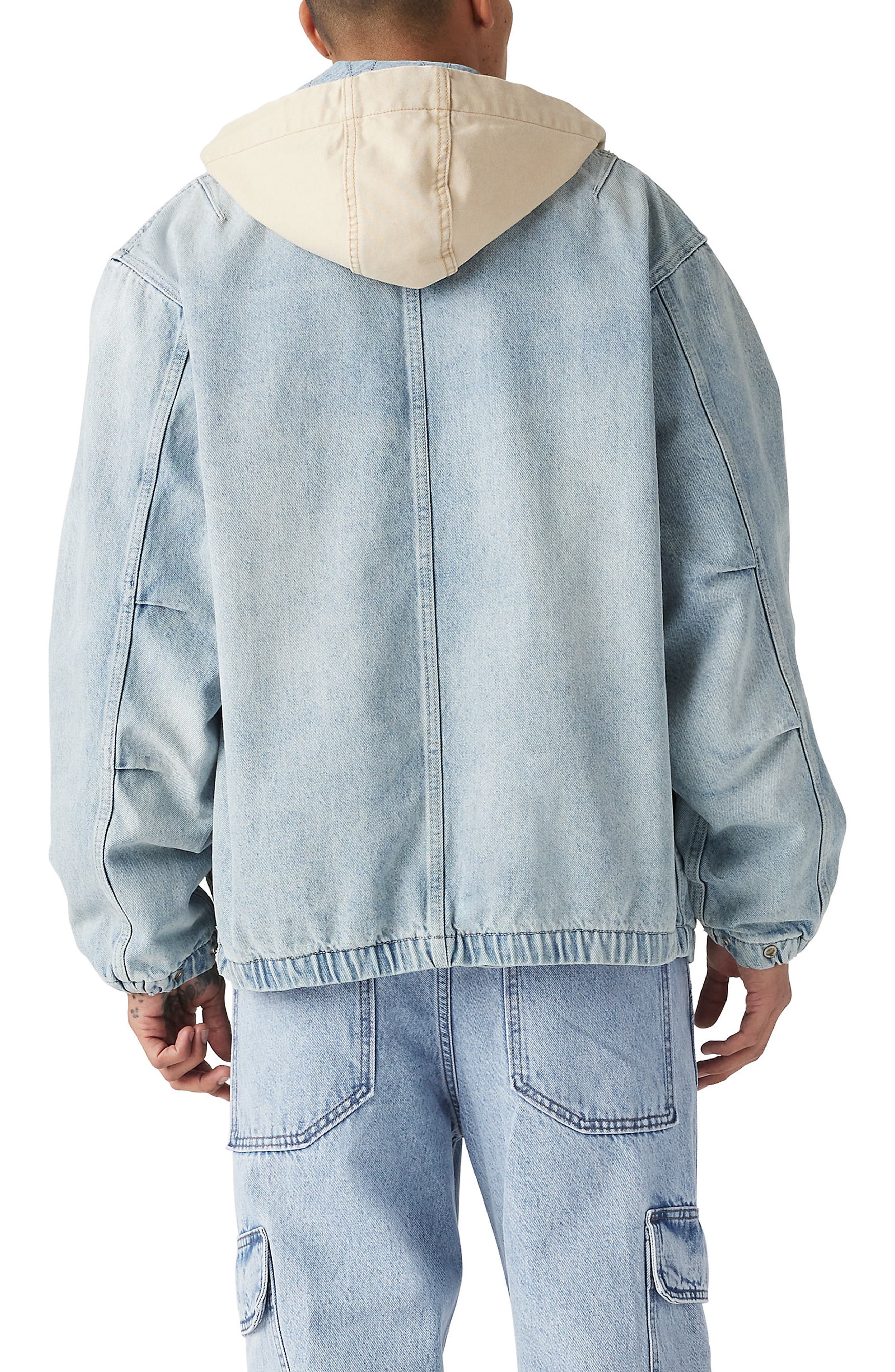 levi's Duboce Oversize Hooded Denim Work Jacket in On A Level at Nordstrom - 2