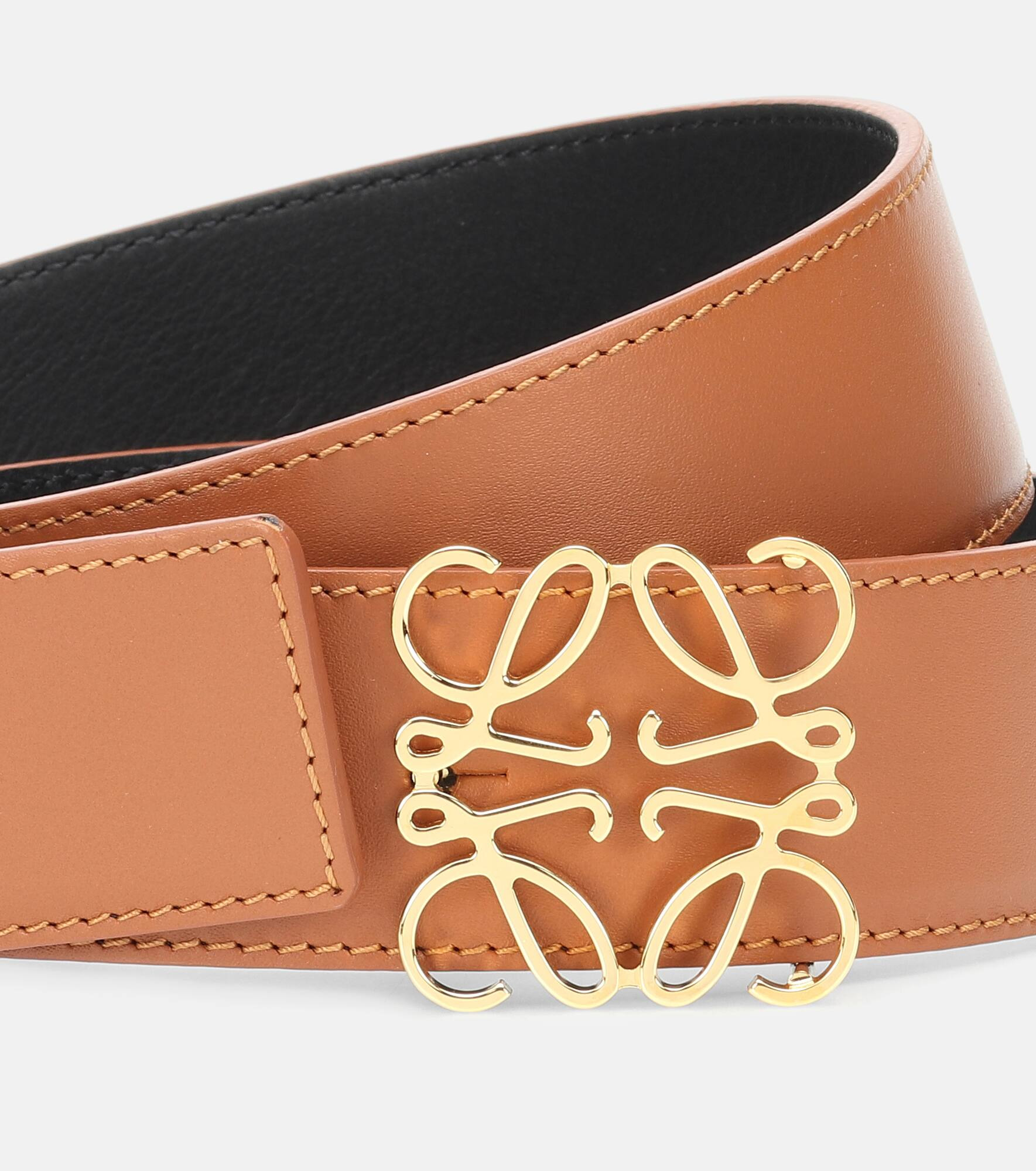 Anagram leather belt - 3