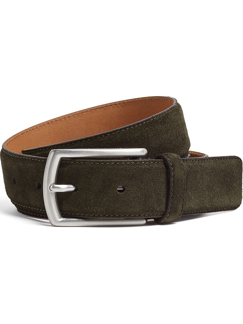 nubuck leather belt - 1