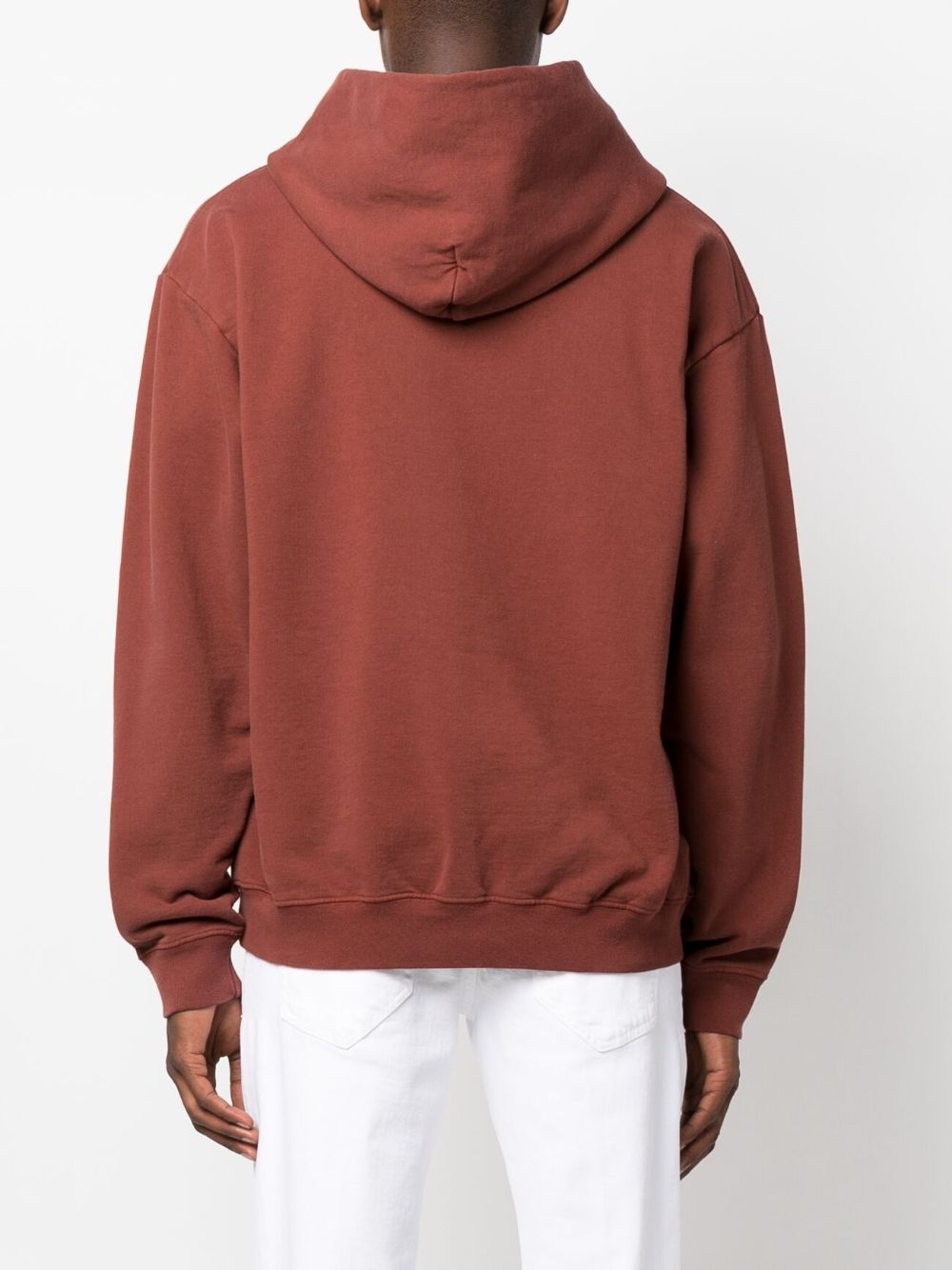 graphic-print cotton hoodie - 4