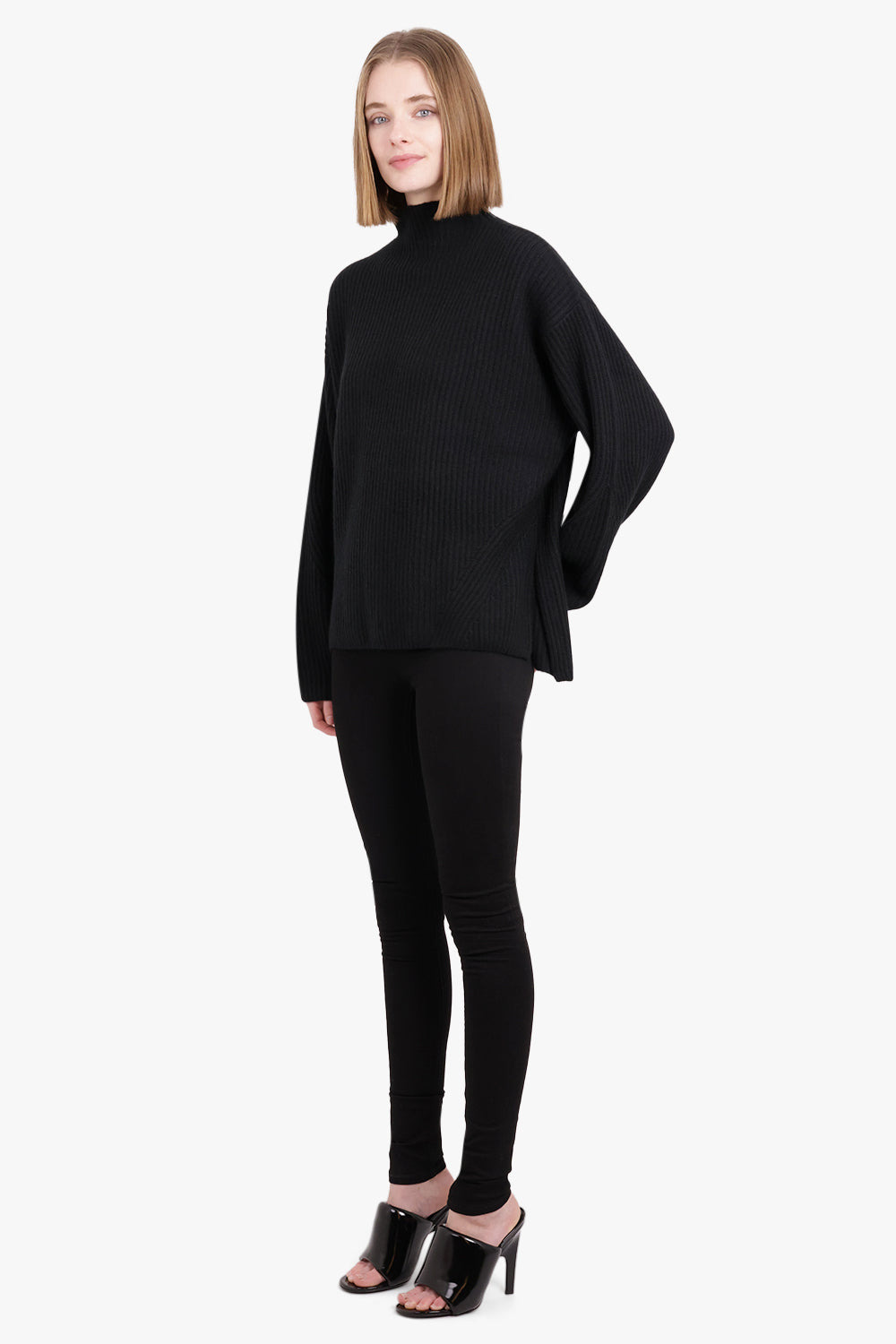 RIBBED SWEATER | BLACK - 2