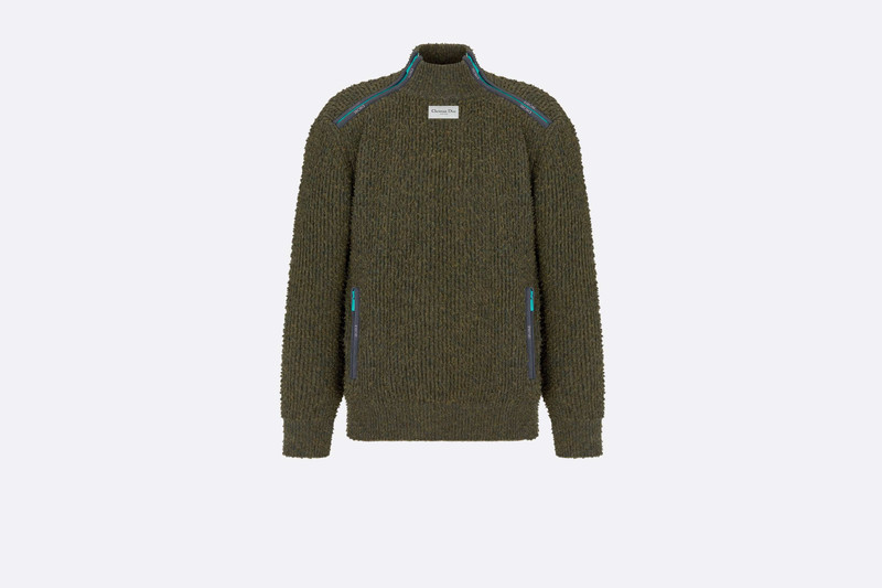 Sweater with Zipped Collar 1