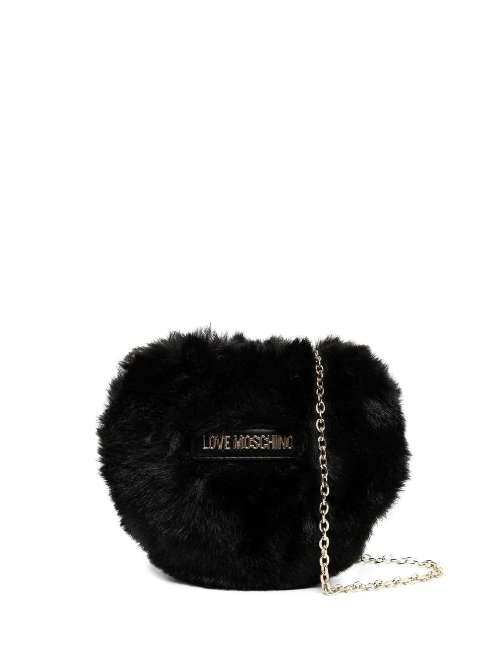 fluffy-textured clutch bag - 1