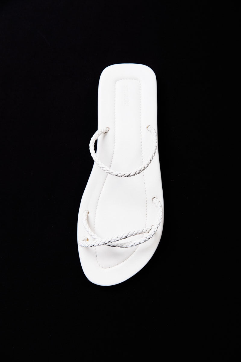 Woven Rope Slide - Off White - 4