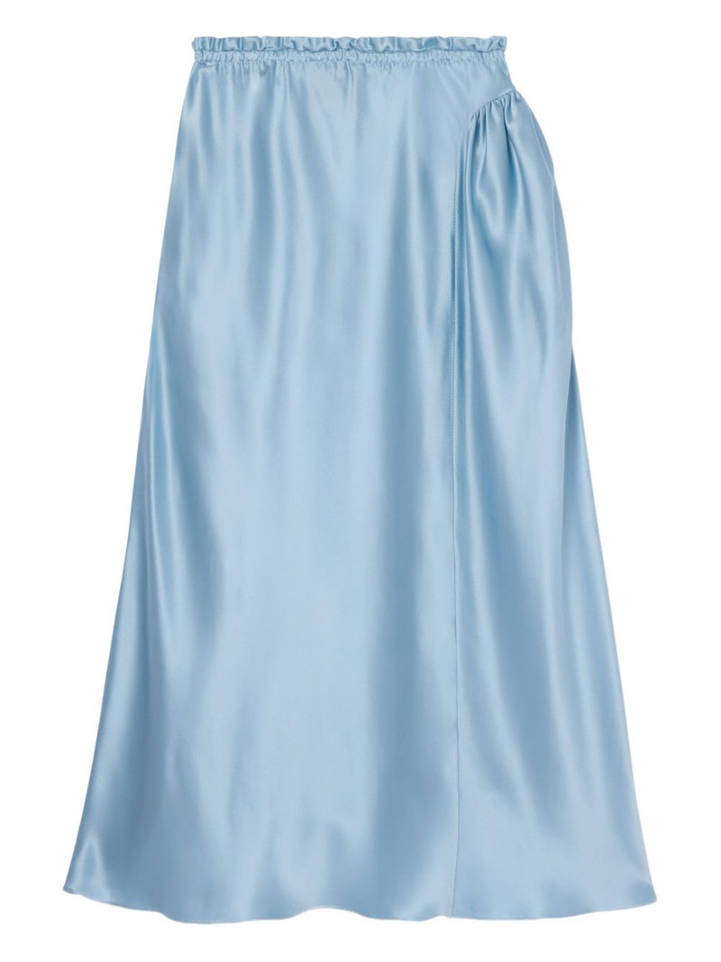 Simone Rocha satin gathered skirt outlook