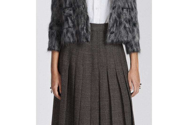 Pleated Mid-Length Skirt 7