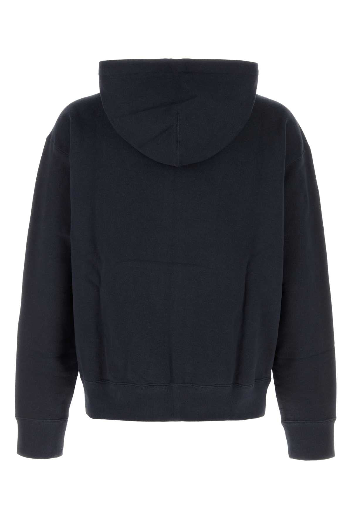 Jil Sander Men Dark Blue Cotton Sweatshirt - 2