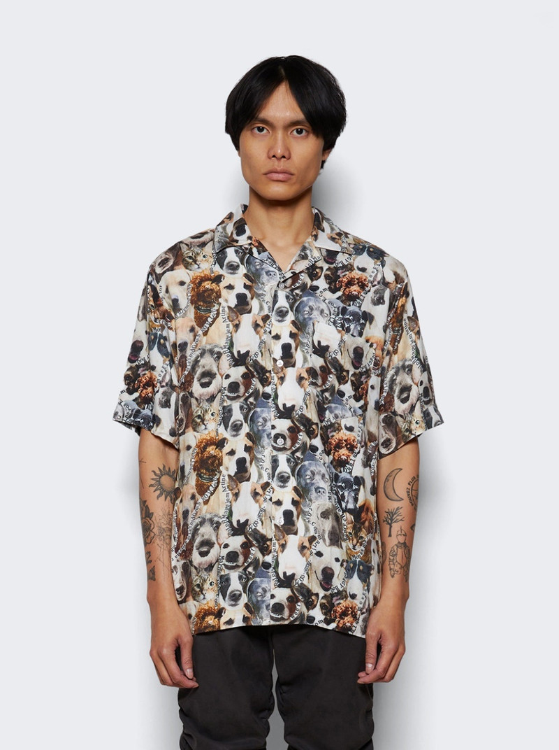 dog-print short-sleeve shirt 3