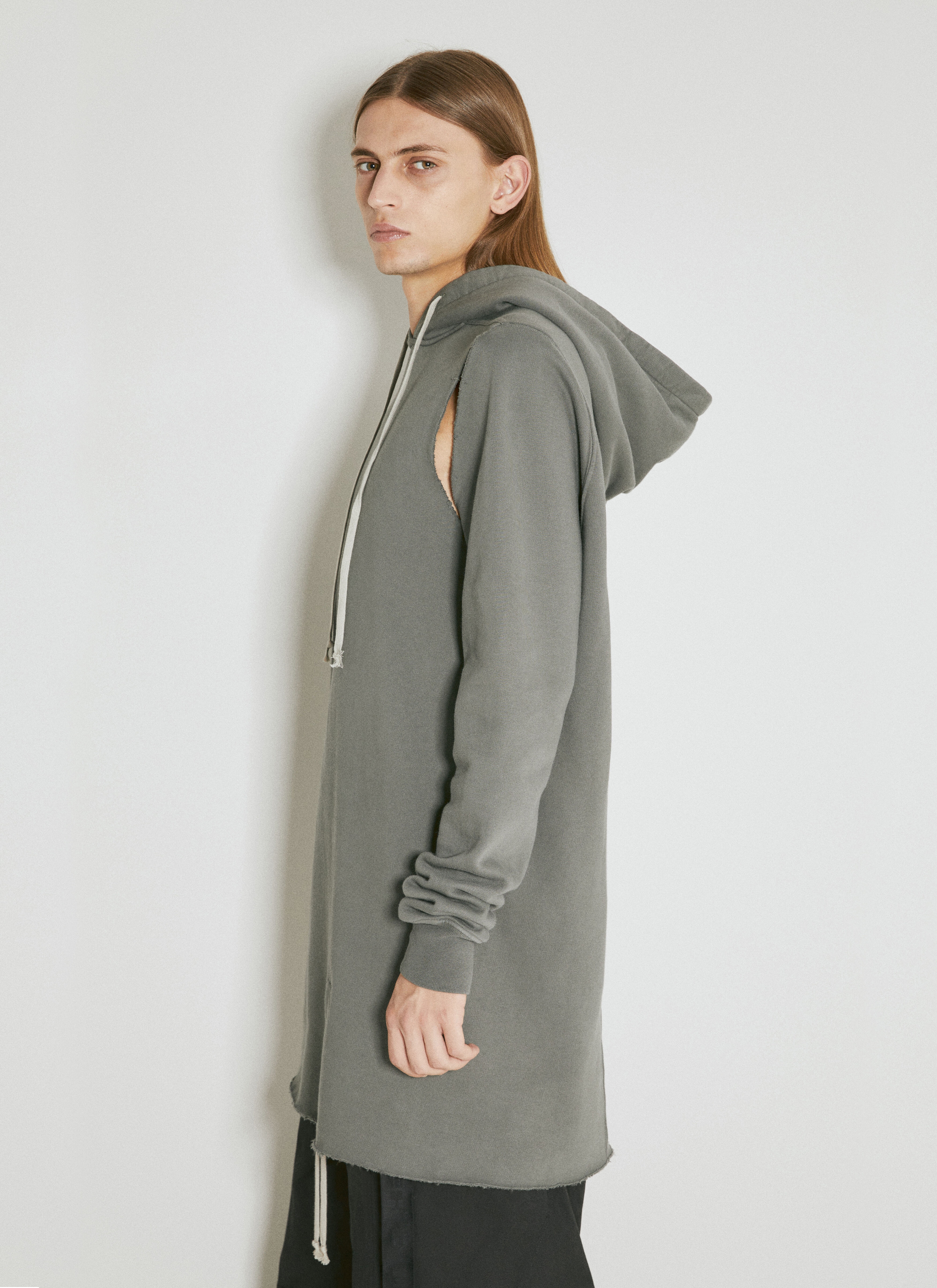 Distressed Hooded Sweatshirt - 3