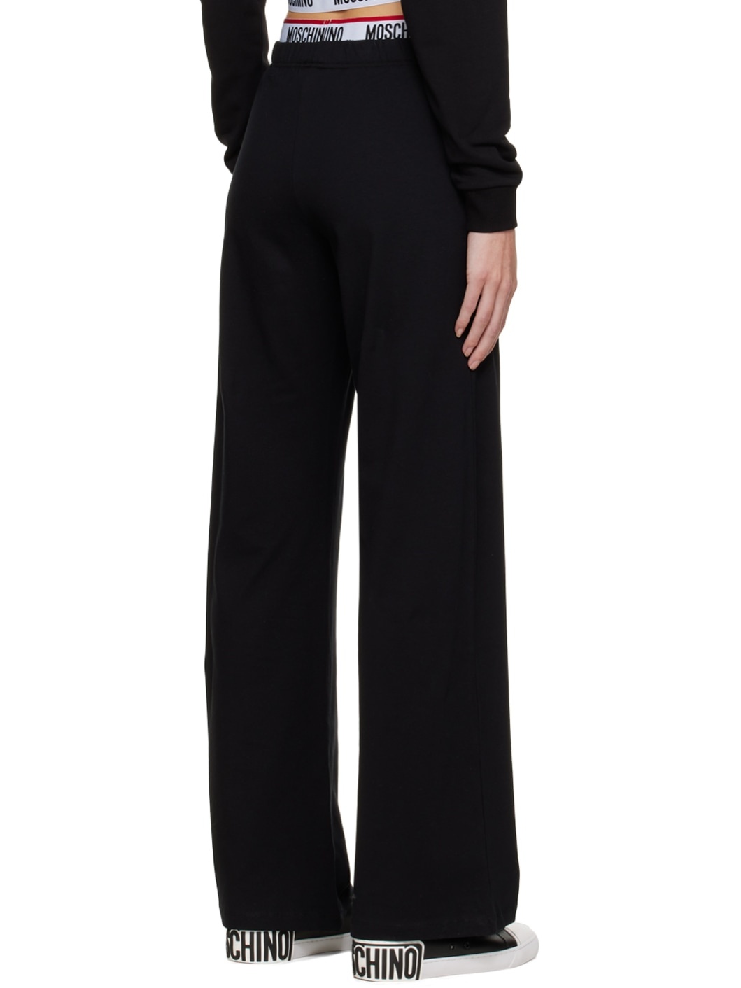 Black Stretch Pyjama Pants - 3