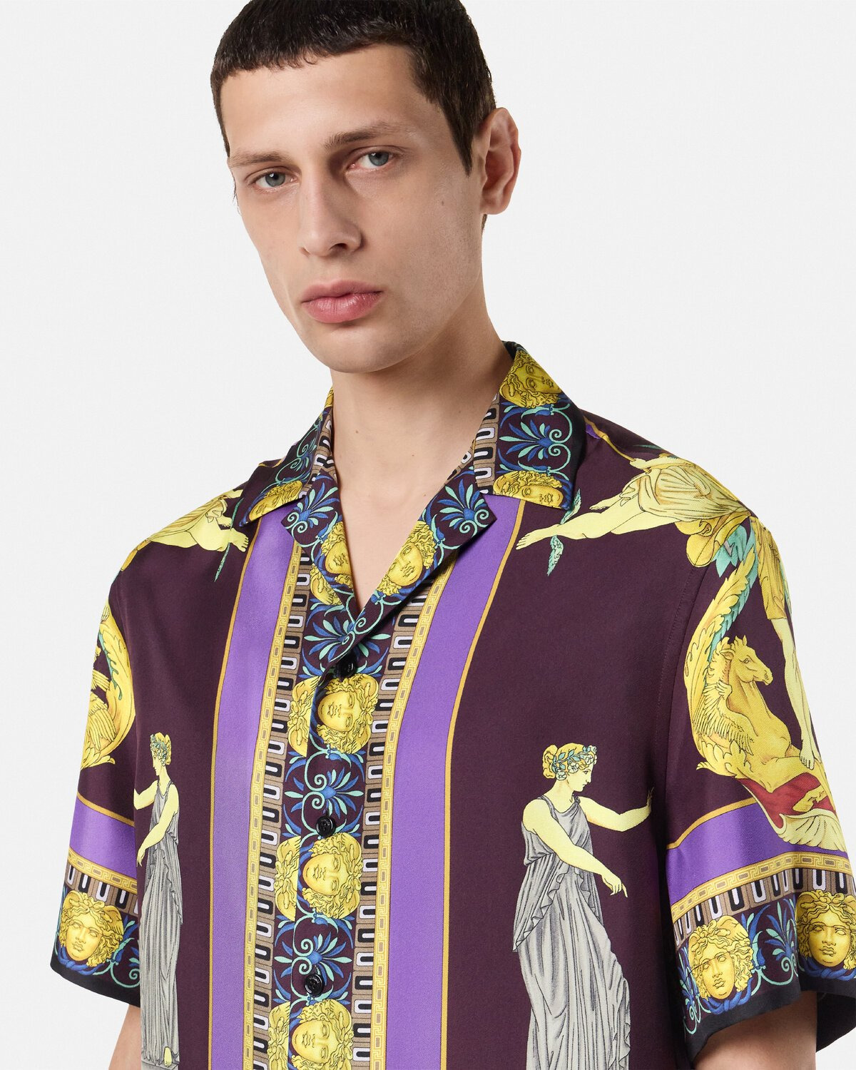 Hall of Statues Silk Shirt - 3