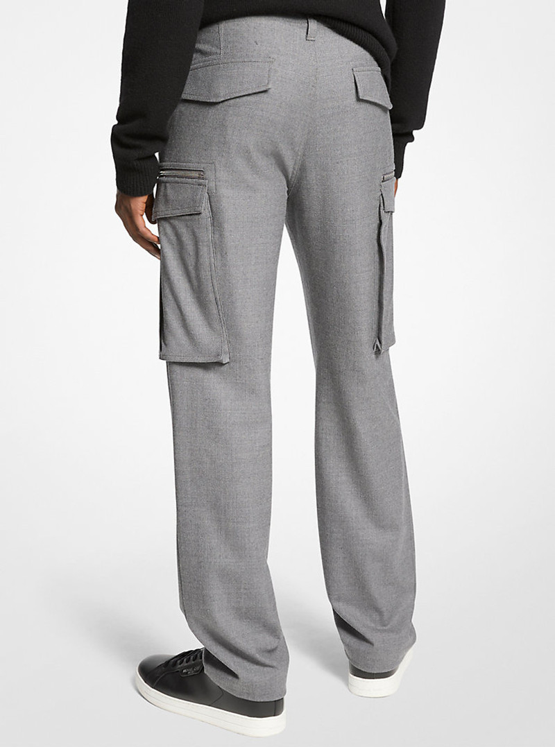 MICHAEL KORS Stretch Wool Cargo Pants outlook