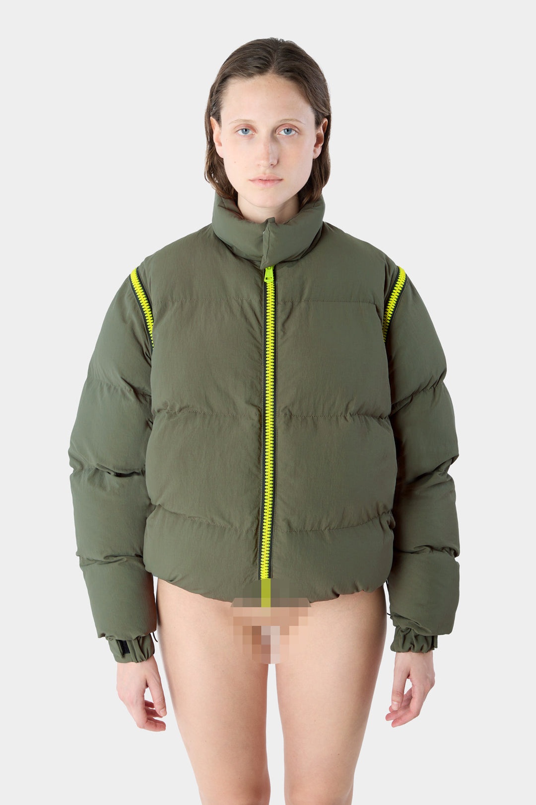 DOWN JACKET / military green - 2