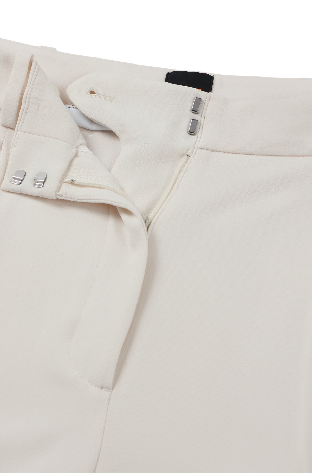 BOOT-LEG TROUSERS IN STRETCH FABRIC - 6