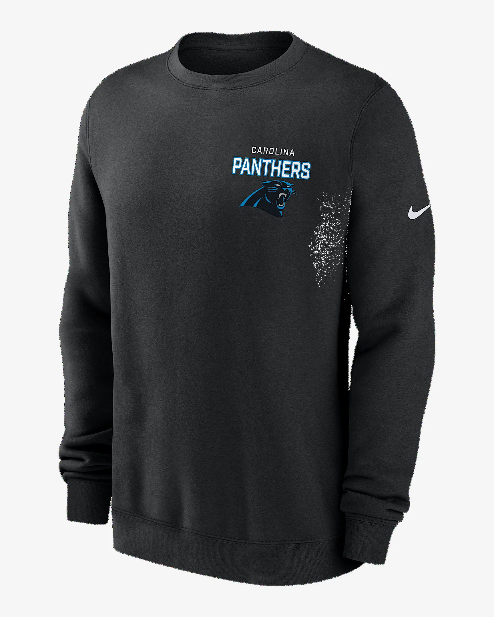 Carolina Panthers Draw Block Club Men's Nike NFL Pullover Crew - 1