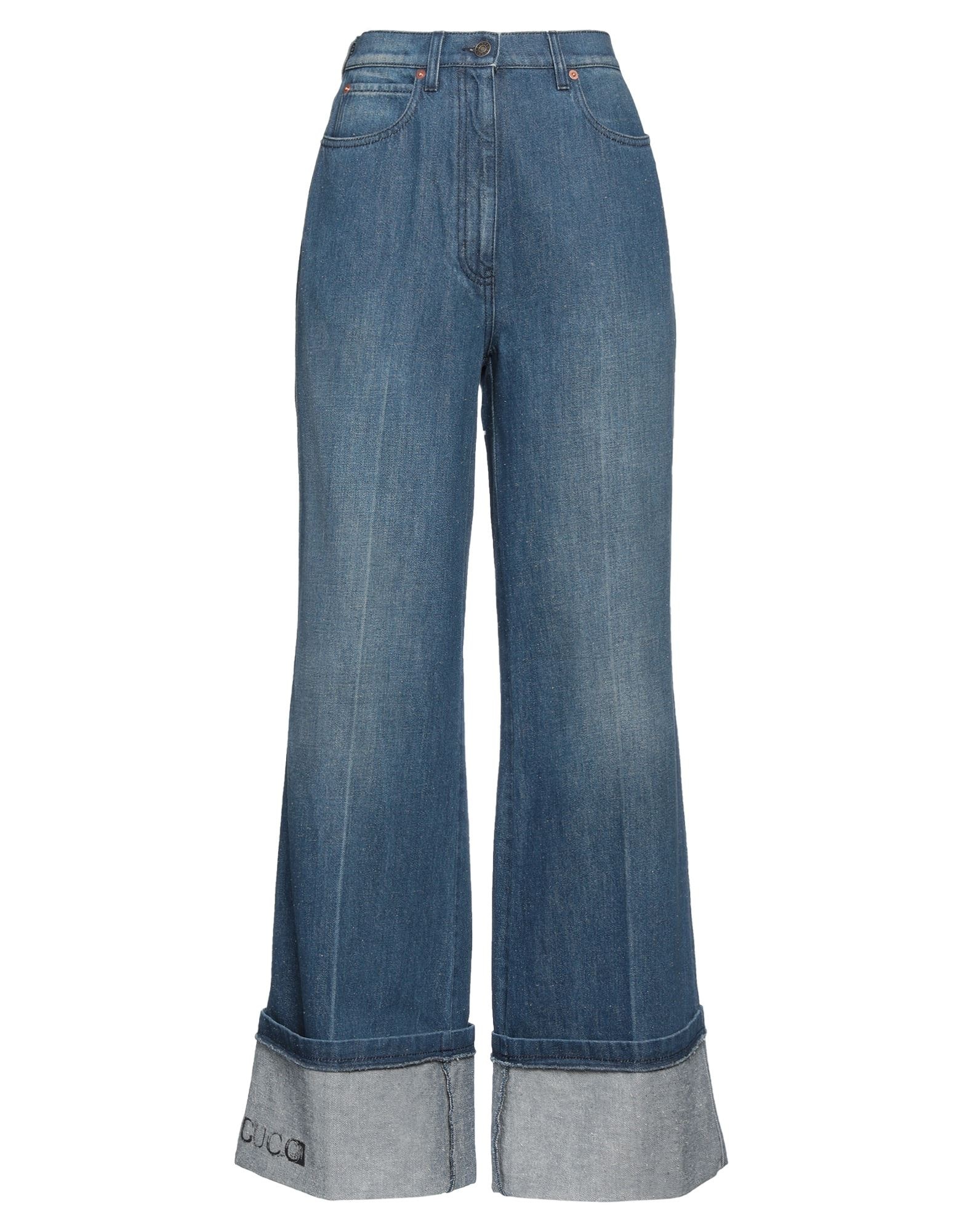 Blue Women's Denim Pants - 1
