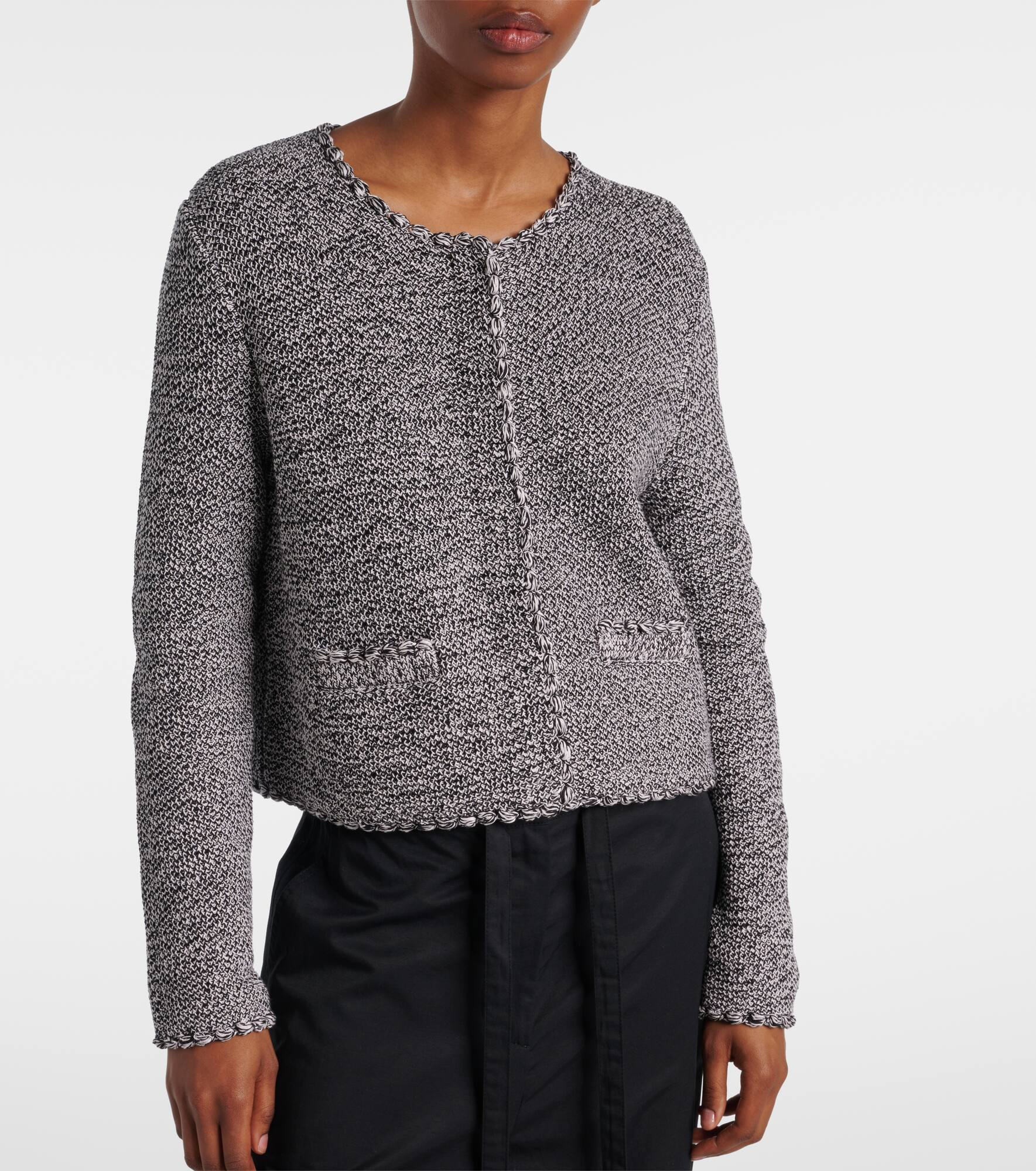 White Label Nidia macramé cotton jacket - 6