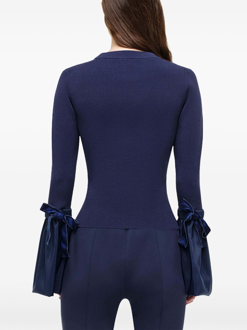 Agata taffeta knitted top 4