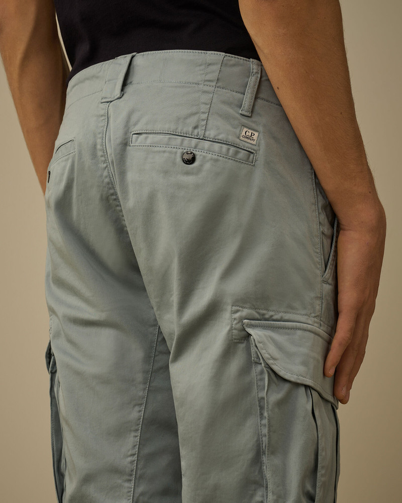 Stretch Sateen Cargo Lens Shorts 6