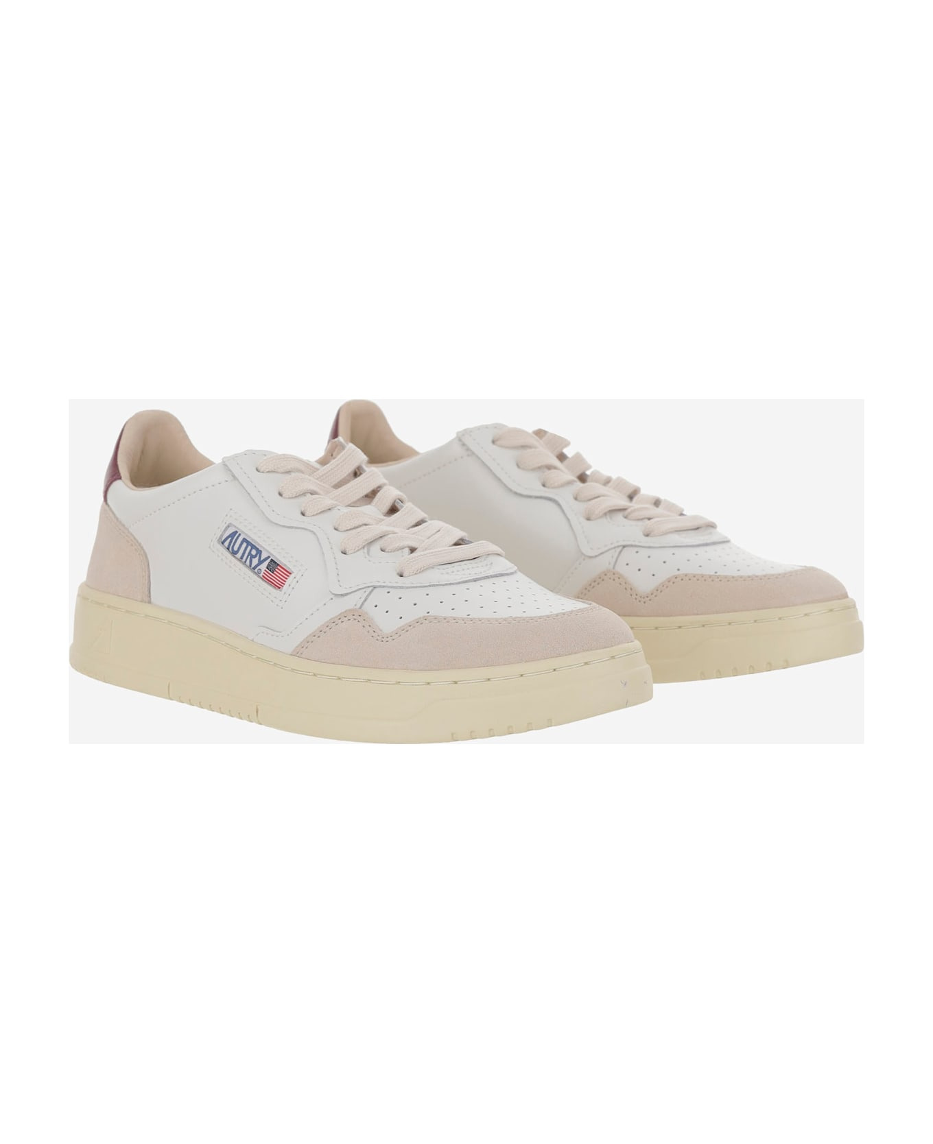 Low Medalist Leather Sneakers - 3