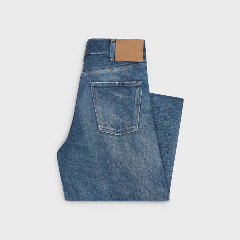 CELINE FLARED SURF JEANS IN DARK UNION WASH DENIM outlook