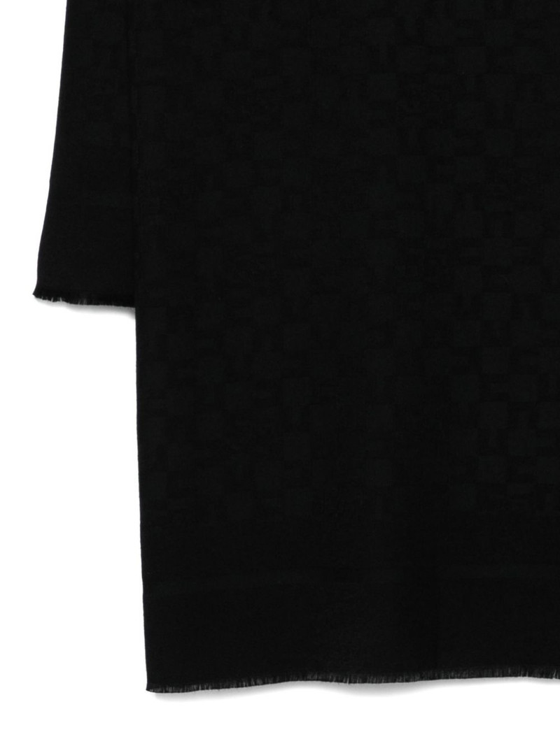 ELISABETTA FRANCHI frayed-edge scarf outlook