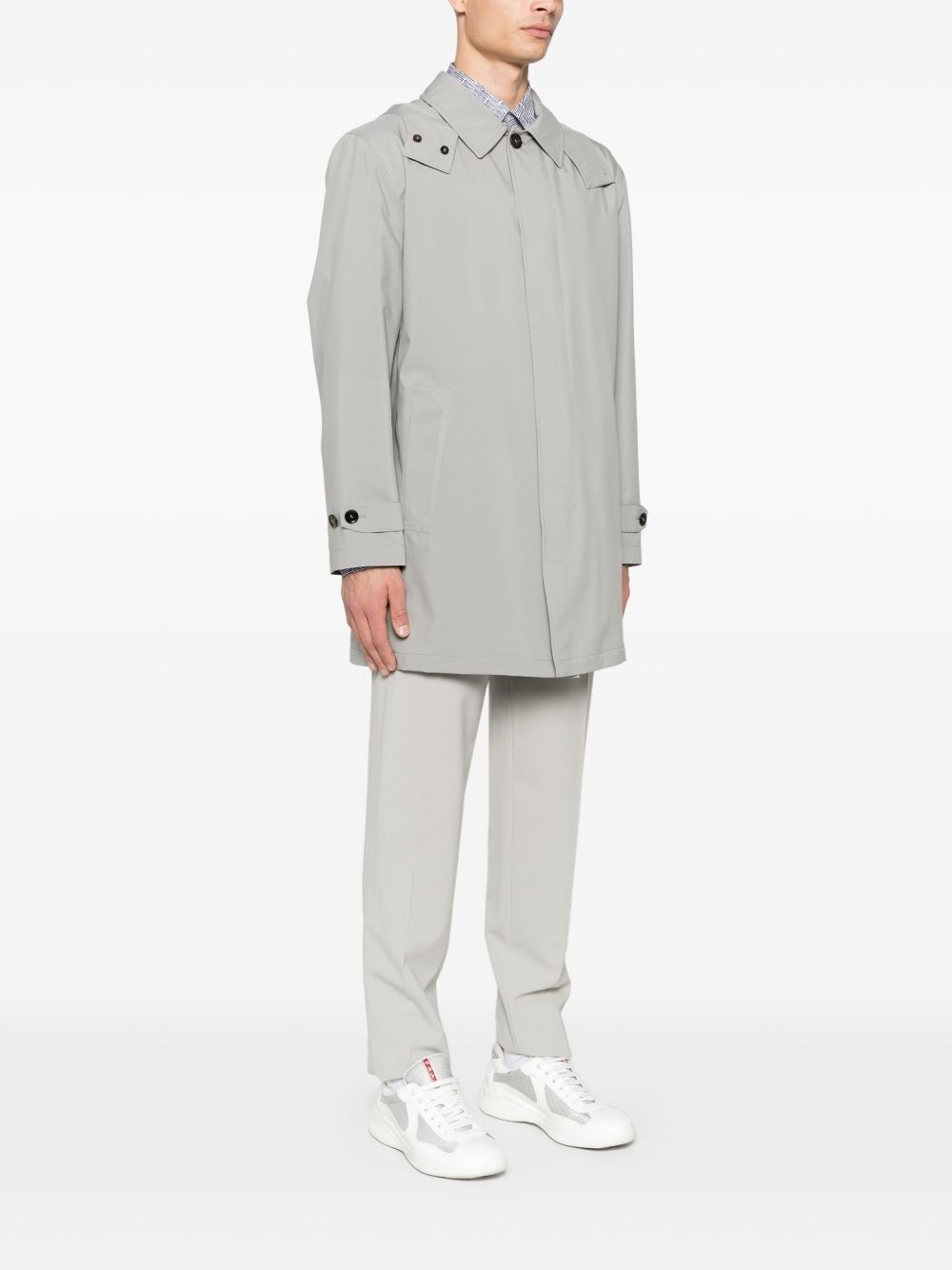 trench coat parka - 3
