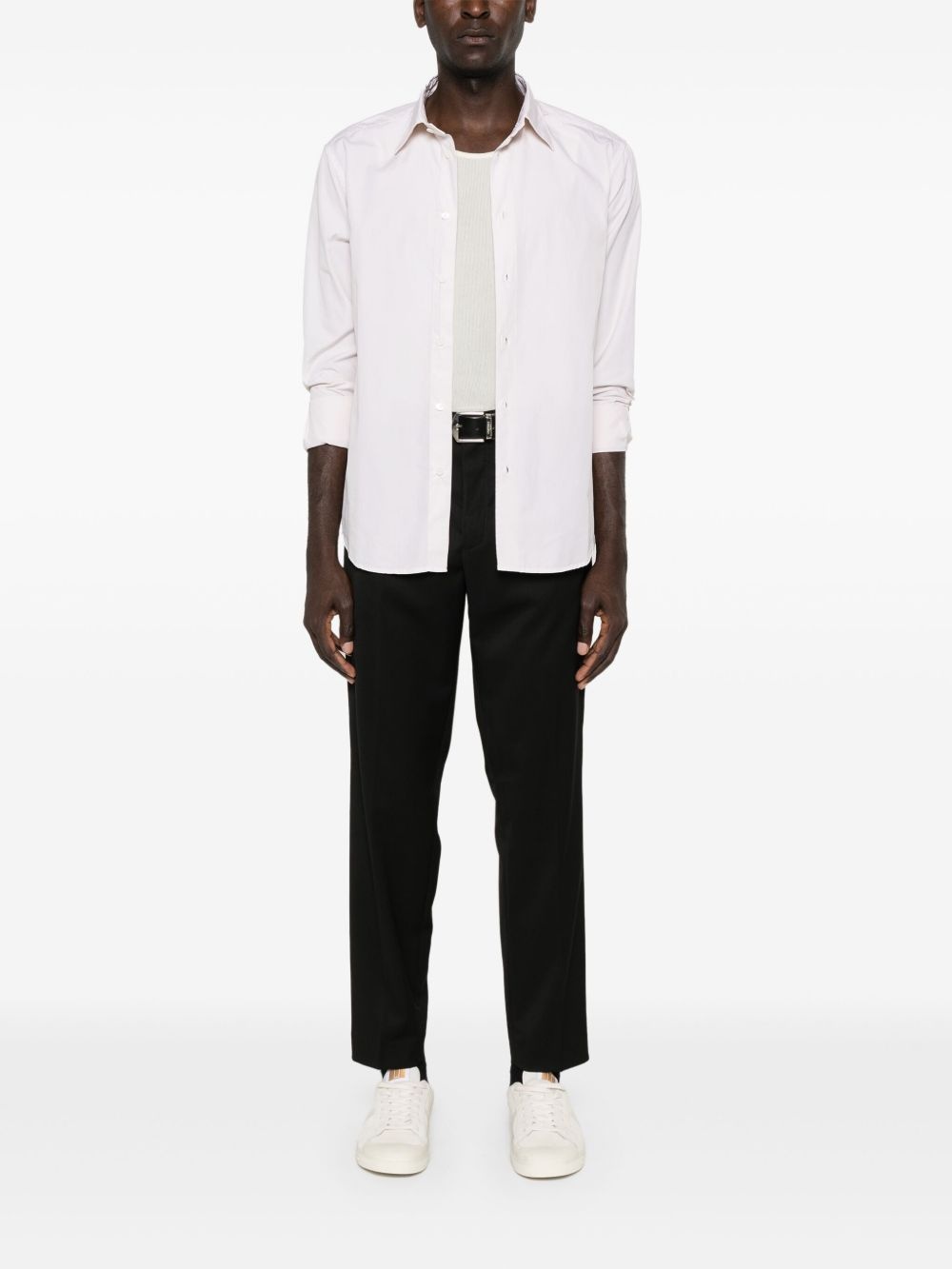 Masco mid-waist slim-cut tailored trousers - 2
