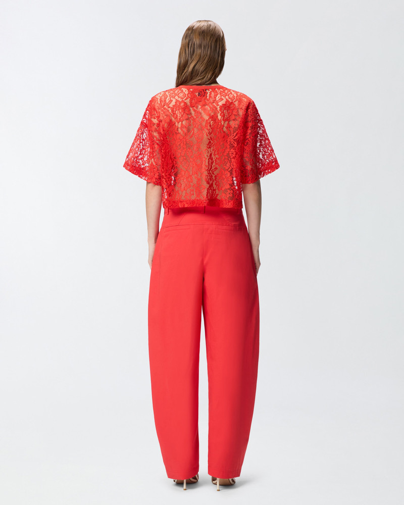 CROPPED LACE T-SHIRT 5