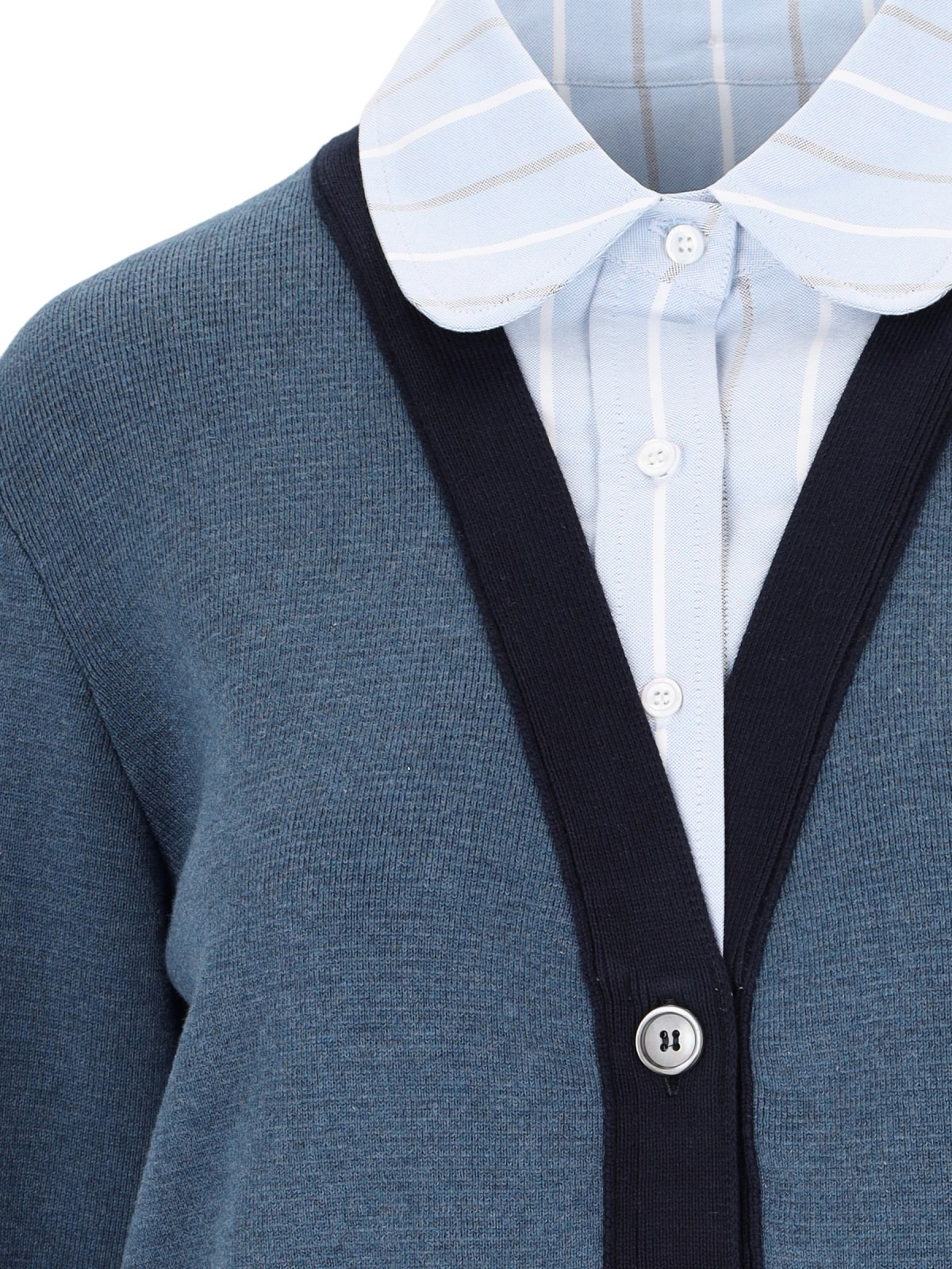SHIRT DETAIL CARDIGAN - 3