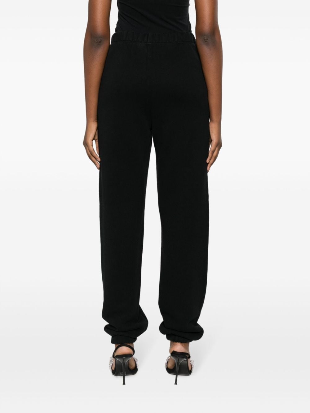 Penny logo-embossed cotton track pants - 4