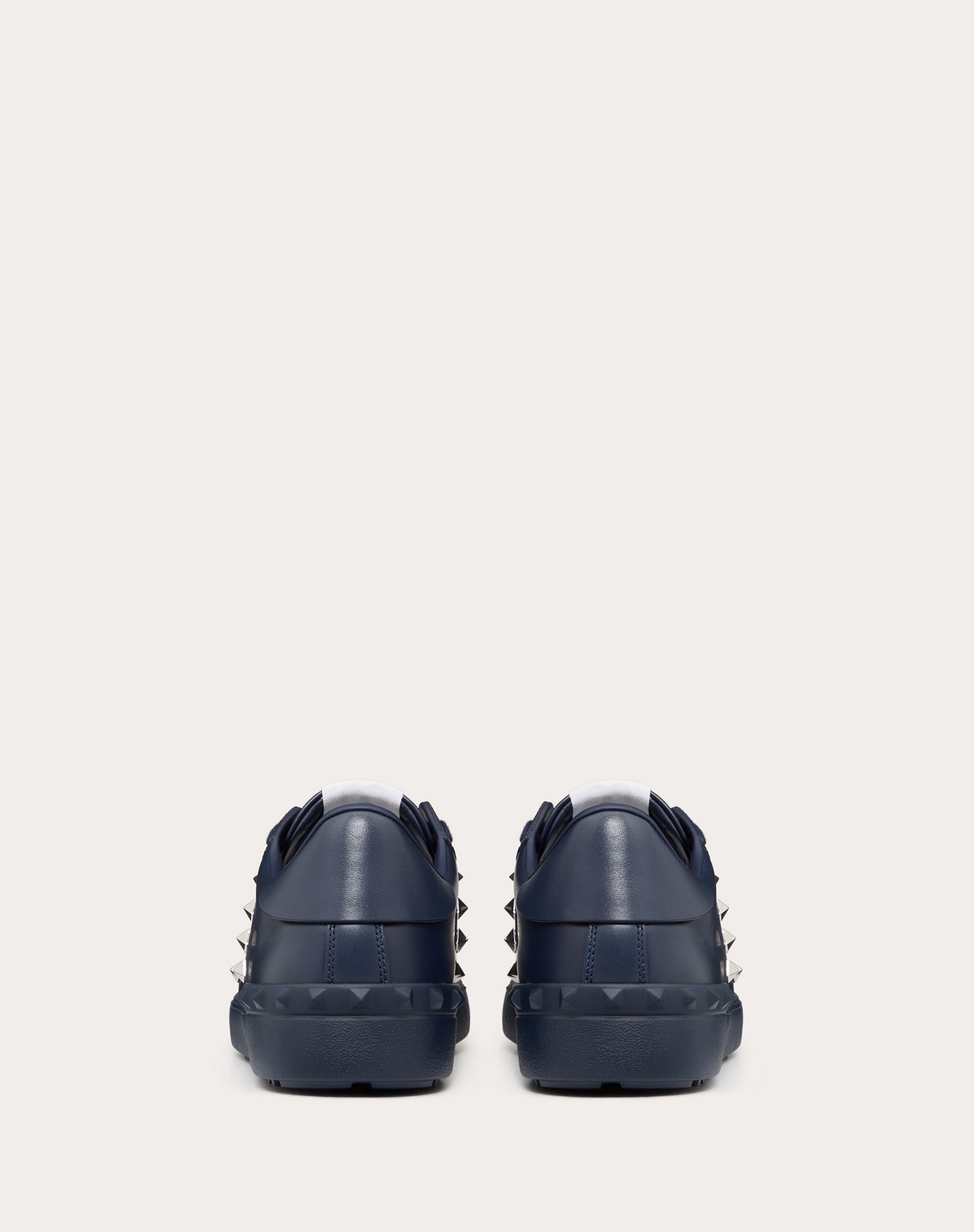 Rockstud Untitled Sneaker in Marine Calfskin - 3