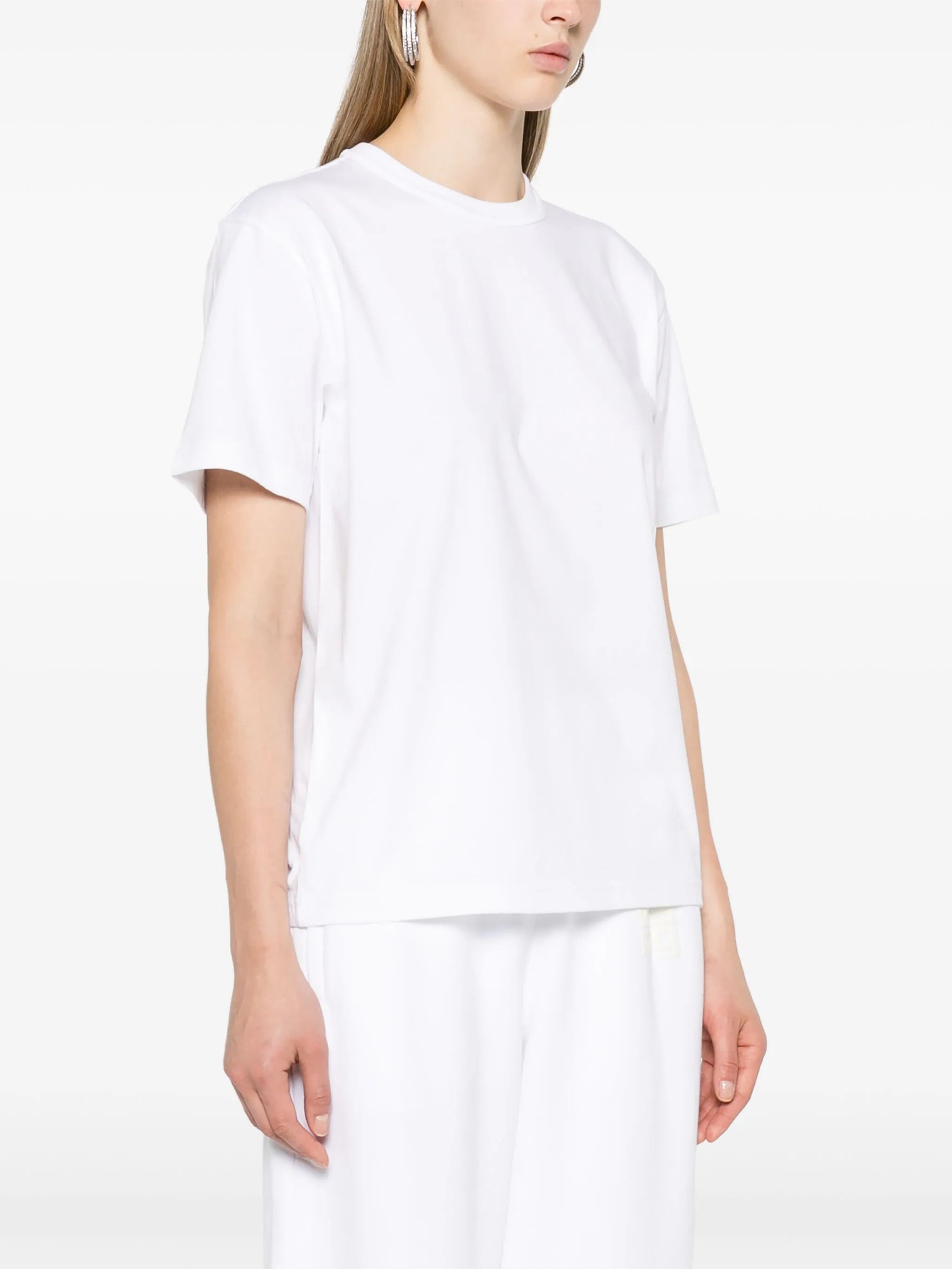 T BY ALEXANDER WANG Women Essential Jersey Puff Logo SS Tee - 1