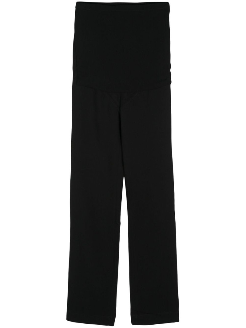 Apron straight-leg trousers 1