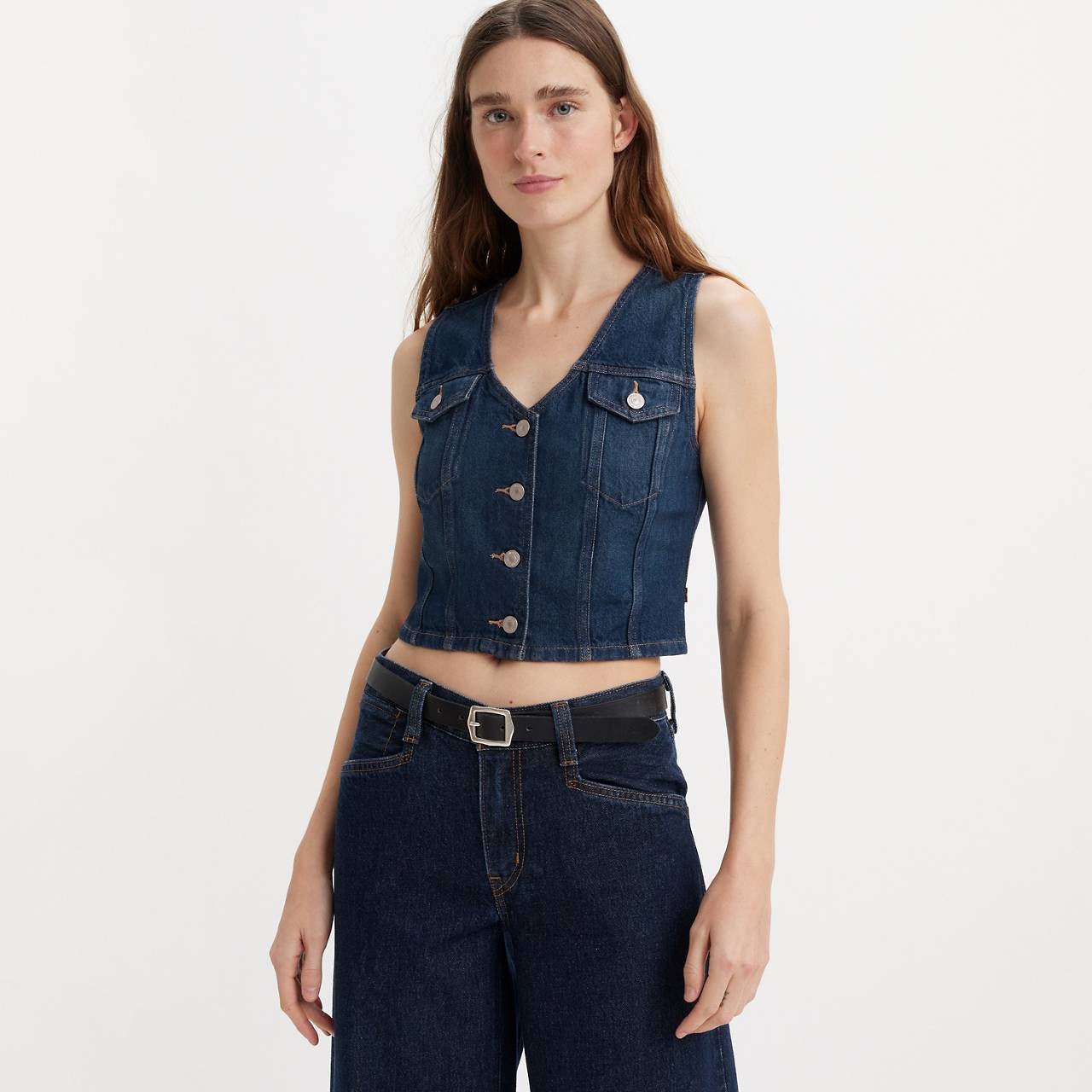 BELLA DENIM CORSET TOP - 3