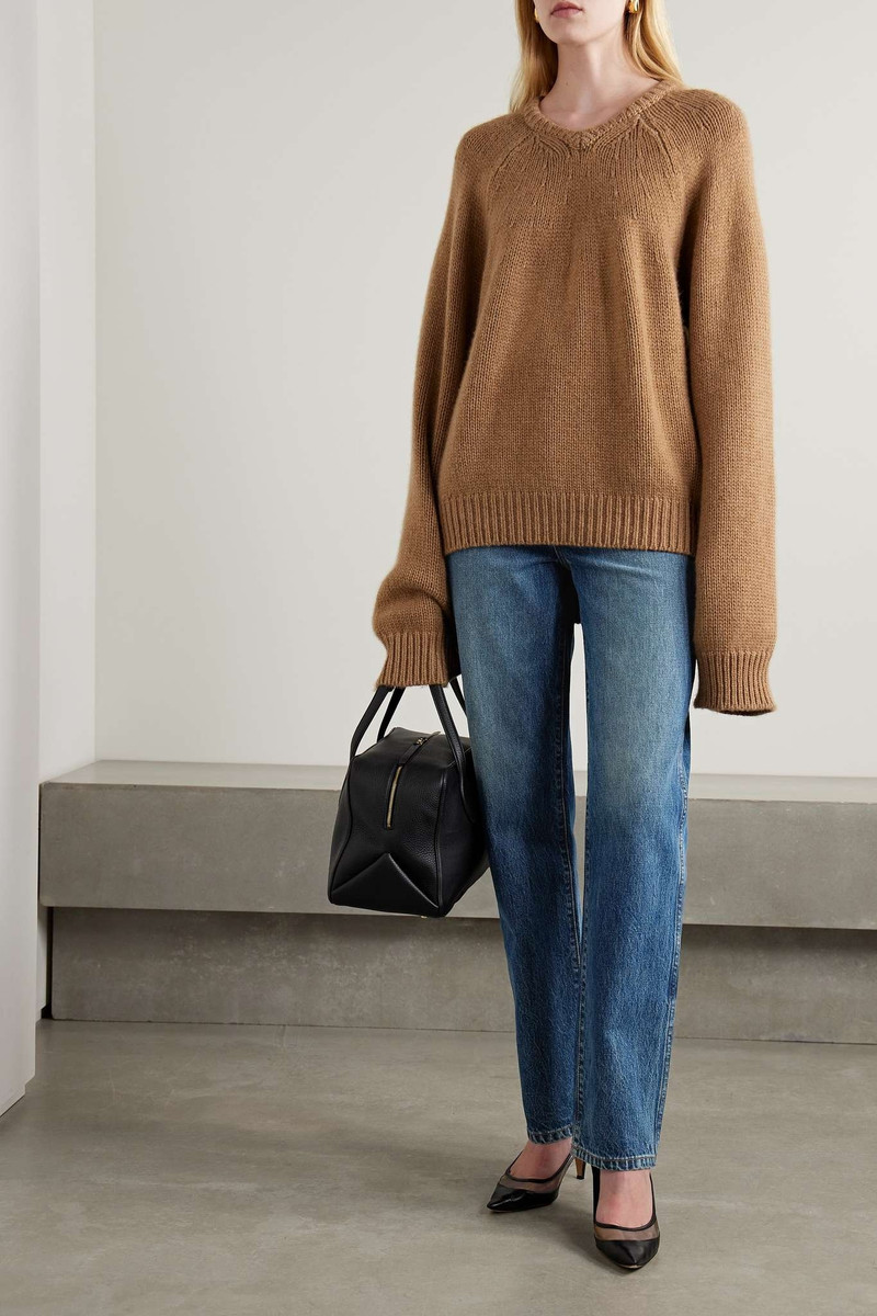 KHAITE Albi high-rise straight-leg jeans outlook