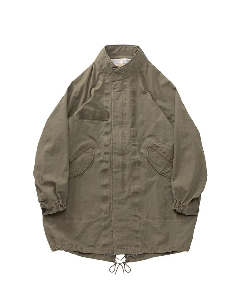 SIX-FIVE FISHTAIL PARKA 3L DMGD OLIVE - 1