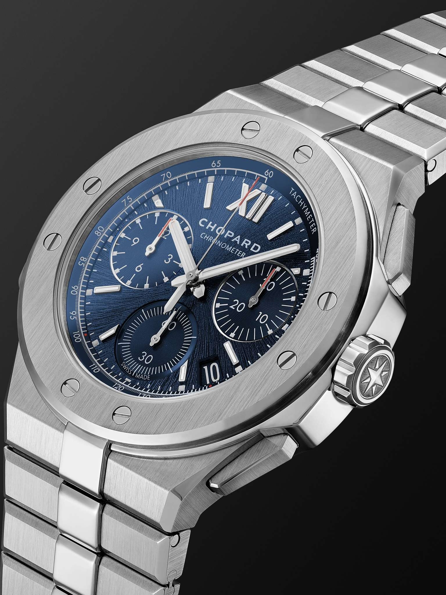 Alpine Eagle XL Chrono Automatic 44mm Lucent Steel Watch, Ref. No. 298609-3001 - 4
