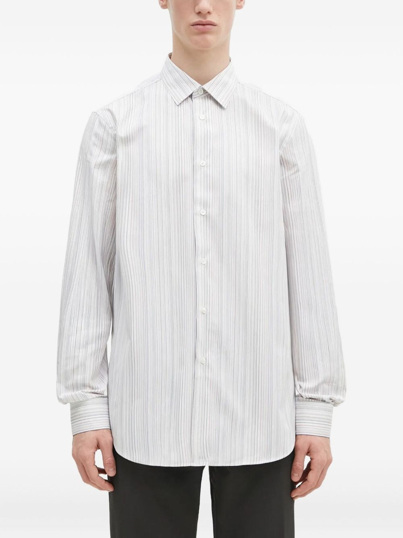 pinstripe long-sleeve shirt 1
