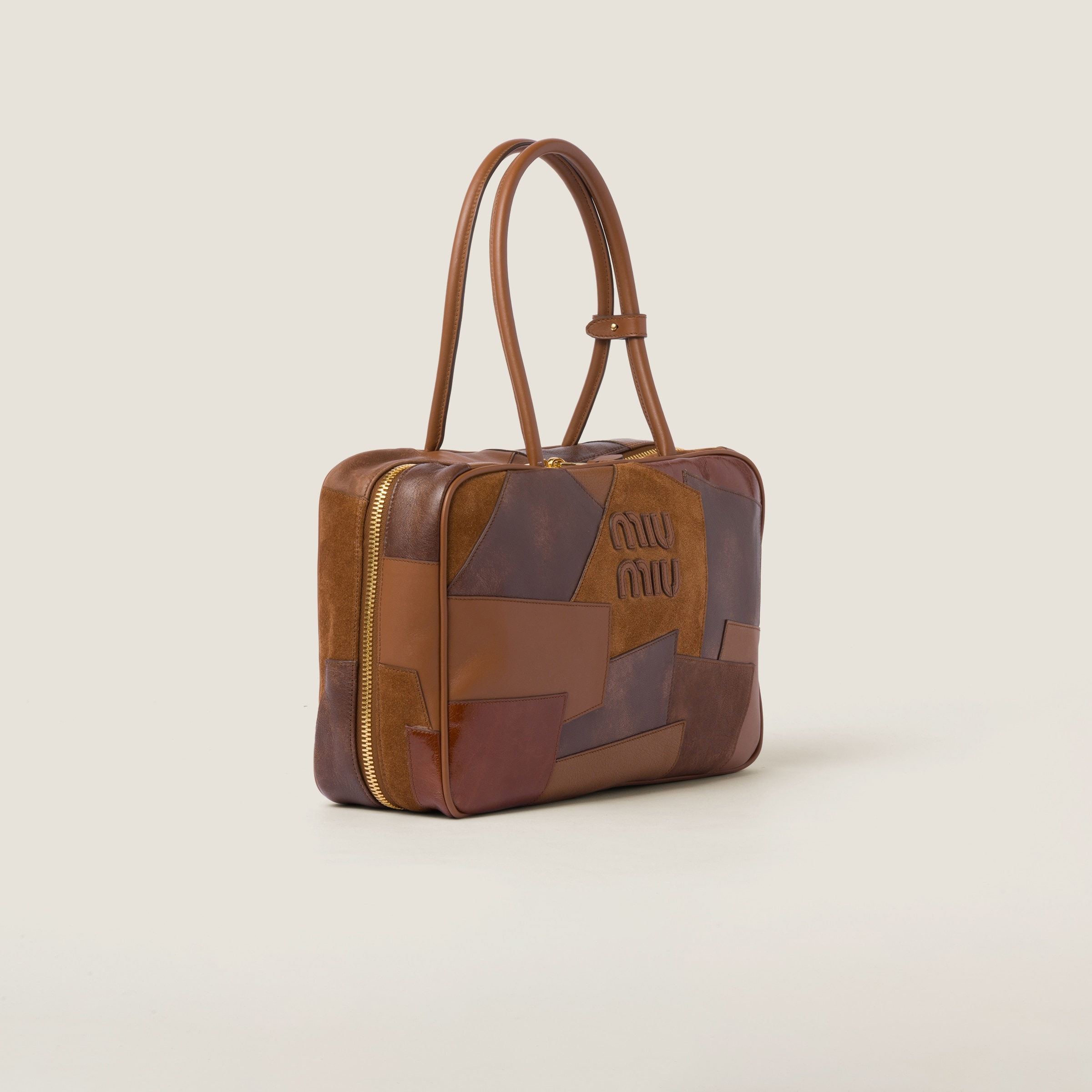 Leather patchwork Beau bag - 3