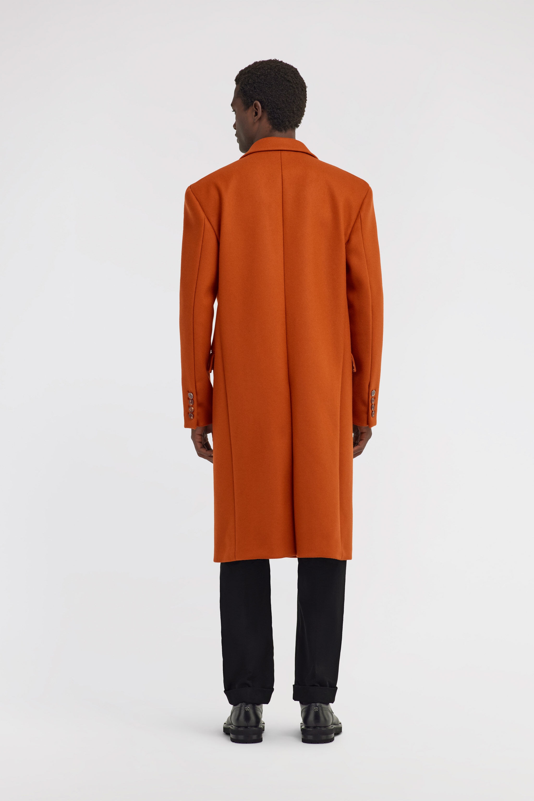 Coat with Broccato Lining - 4