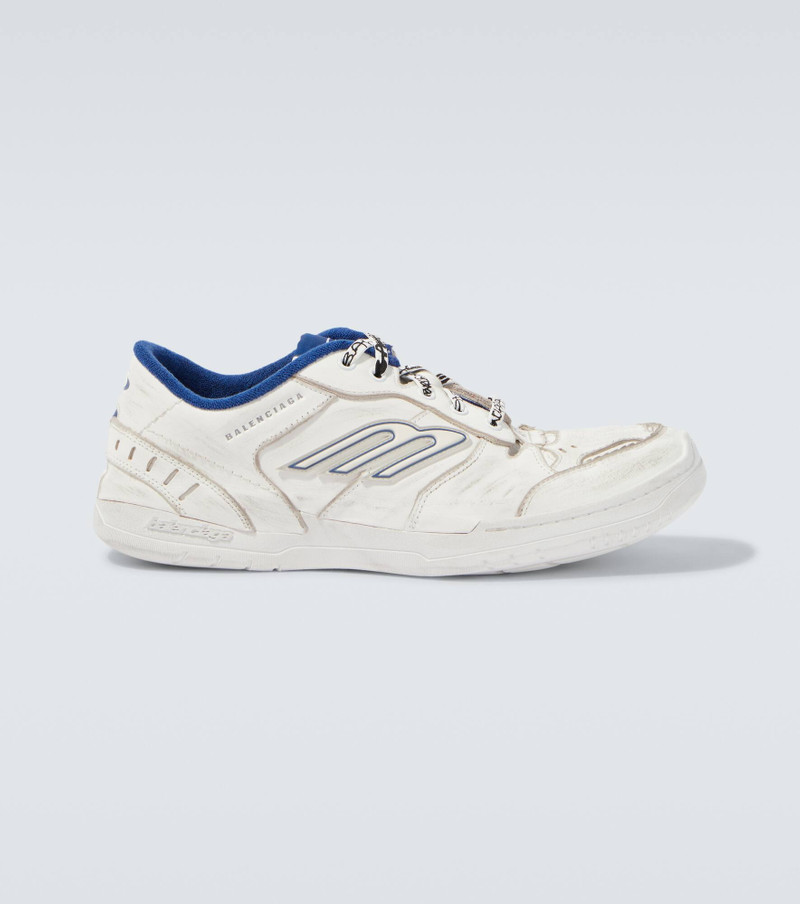 Hamptons distressed leather sneakers - 1