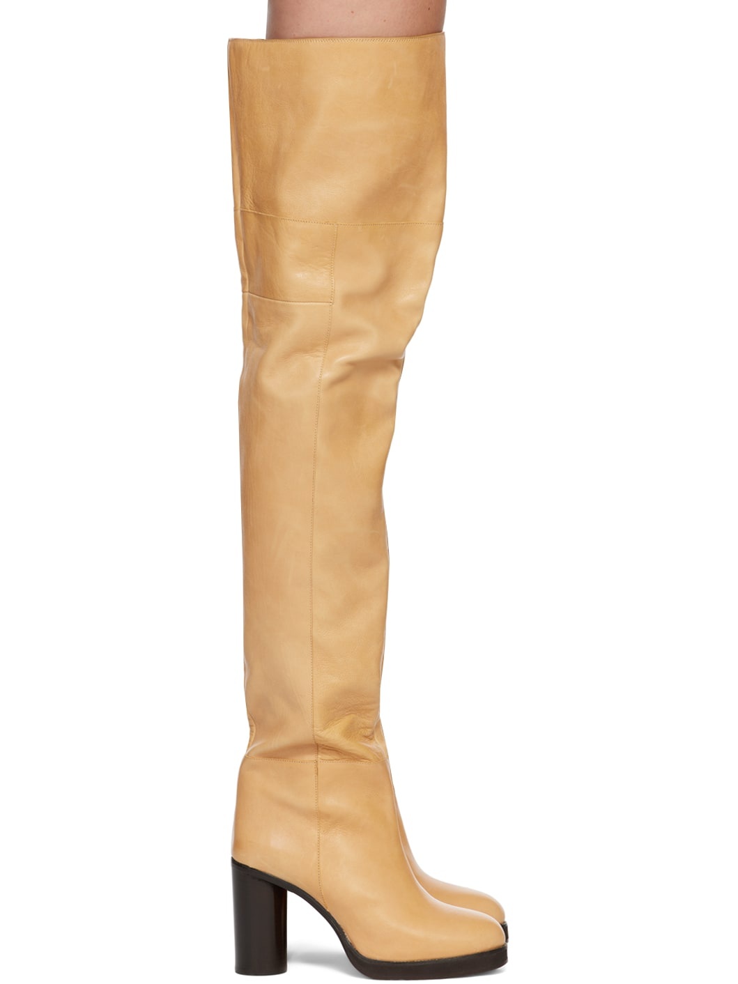 Tan Lurna Tall Boots - 1