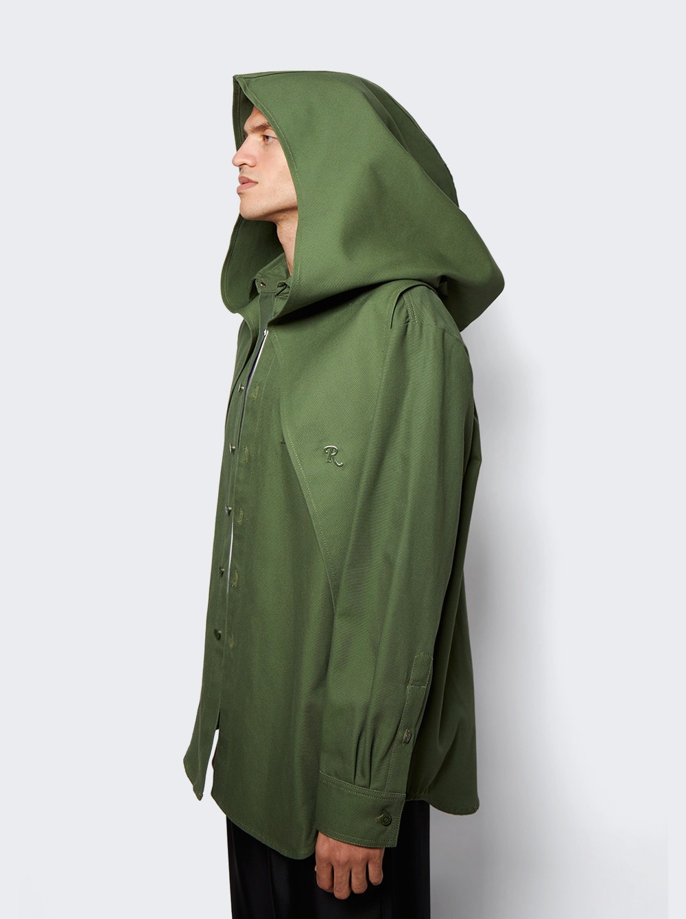 Denim Big Hood Khaki - 3