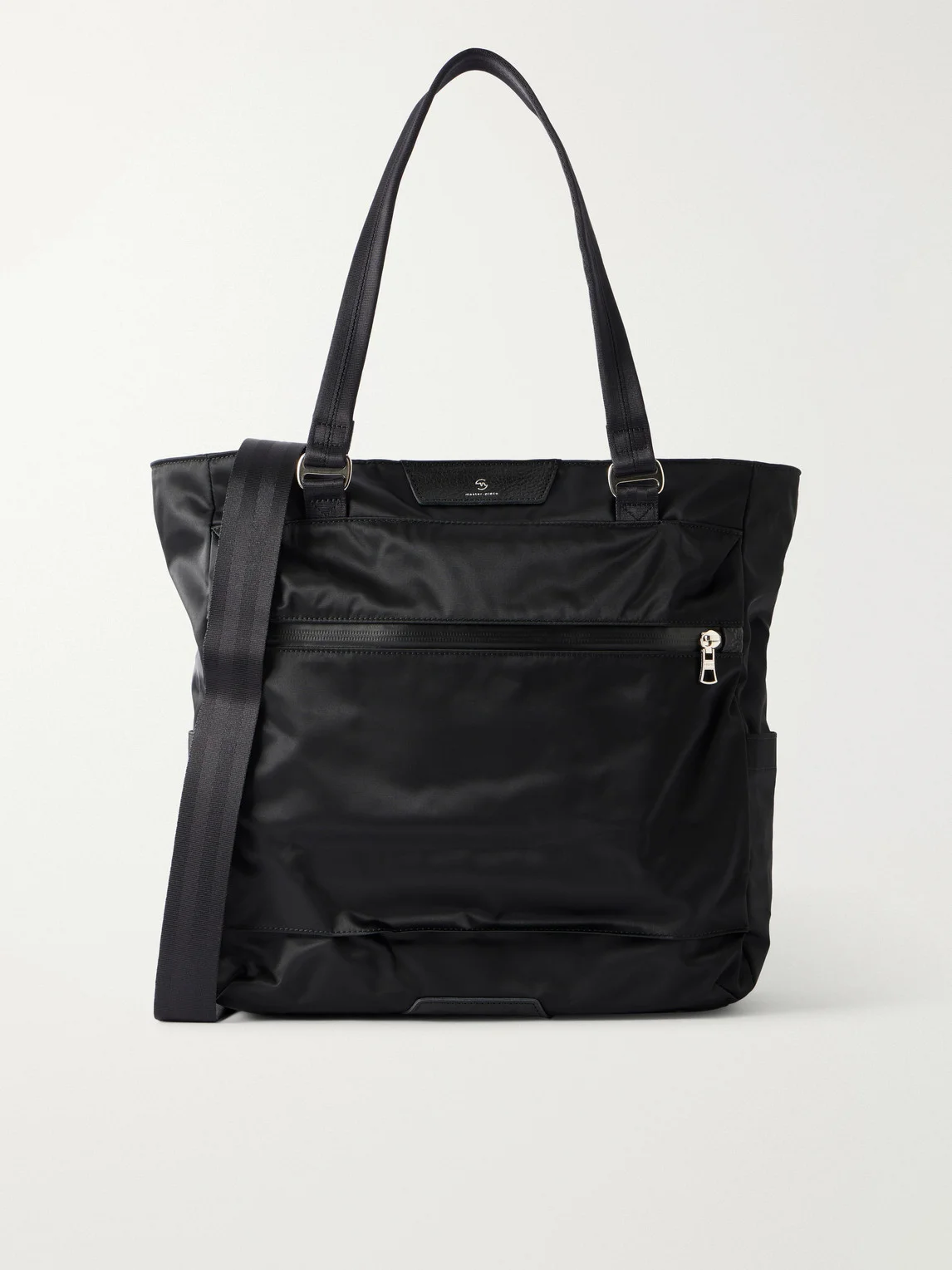 Progress 2WAY Leather-Trimmed Twill Tote Bag - 1