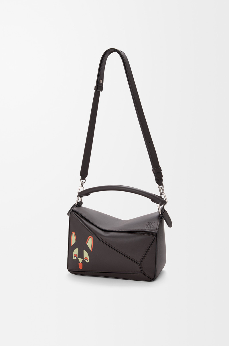 Futurist Cat small Puzzle bag in classic calfskin 7
