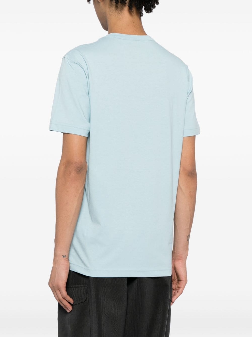 logo-appliquÃ© cotton T-shirt - 4