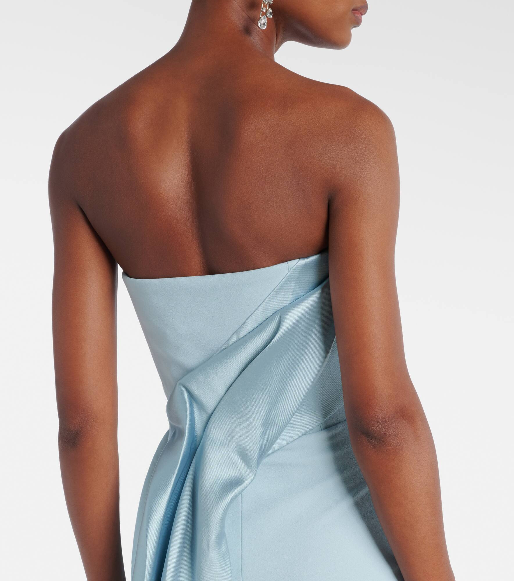 Kinsley draped strapless gown - 6