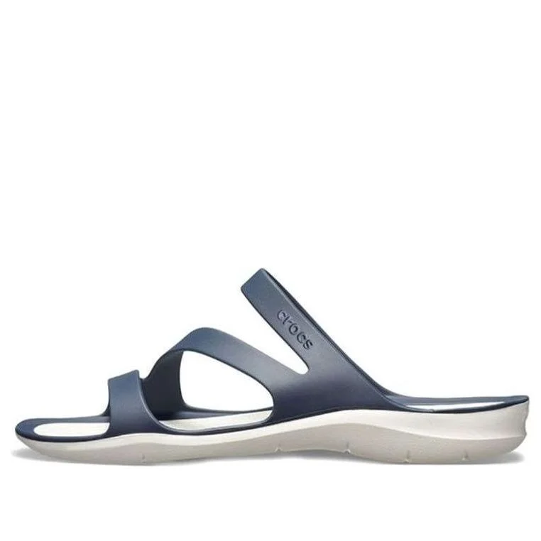 (WMNS) Crocs Blue White Sandals 'Blue White' 203998-462 - 1