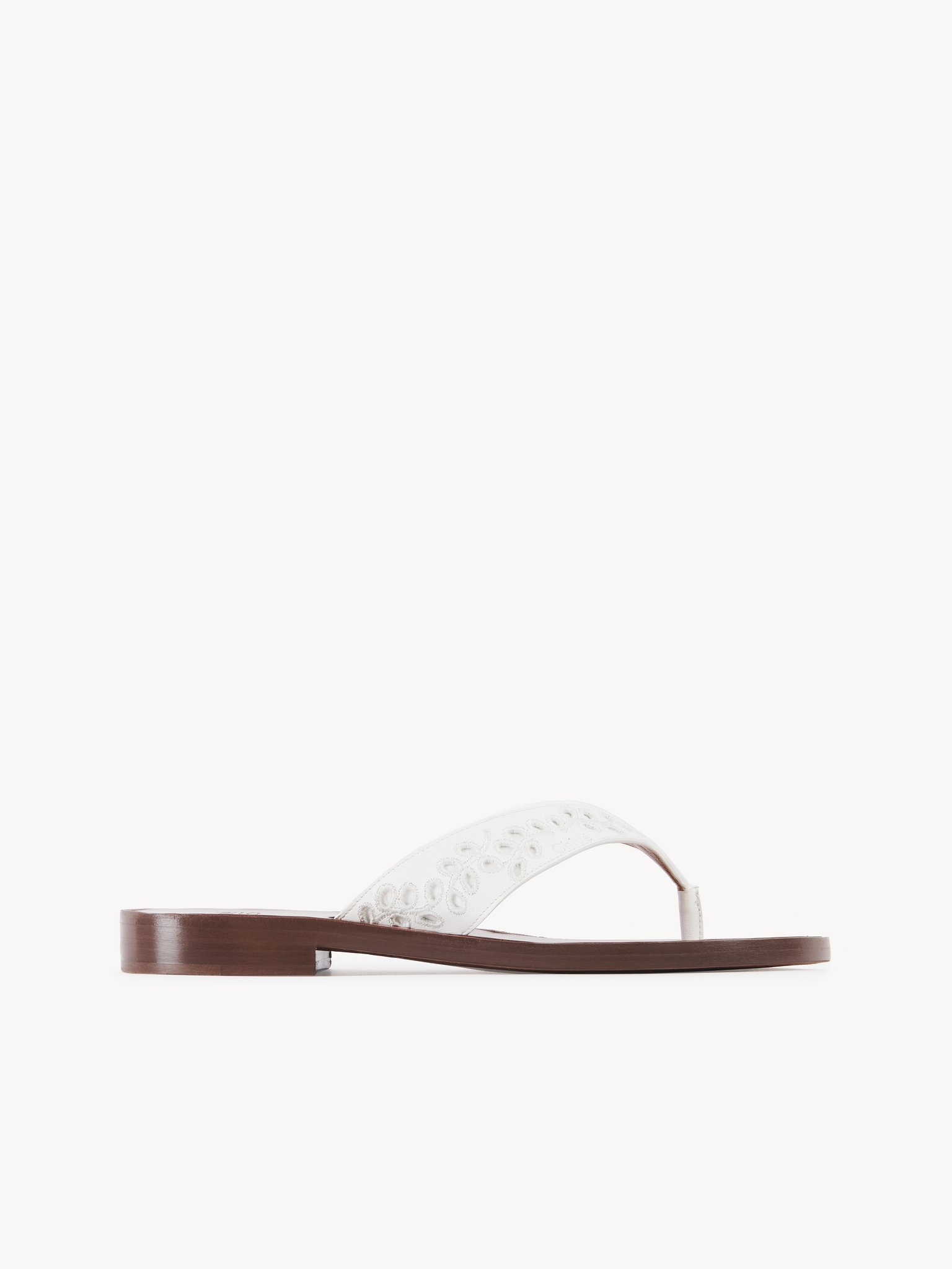 CHLOÉ X ERES PAZ FLAT SANDAL - 1